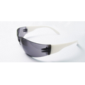 IProtect Safety Glasses w/ White Frame/ Smoke Anti Fog Lens